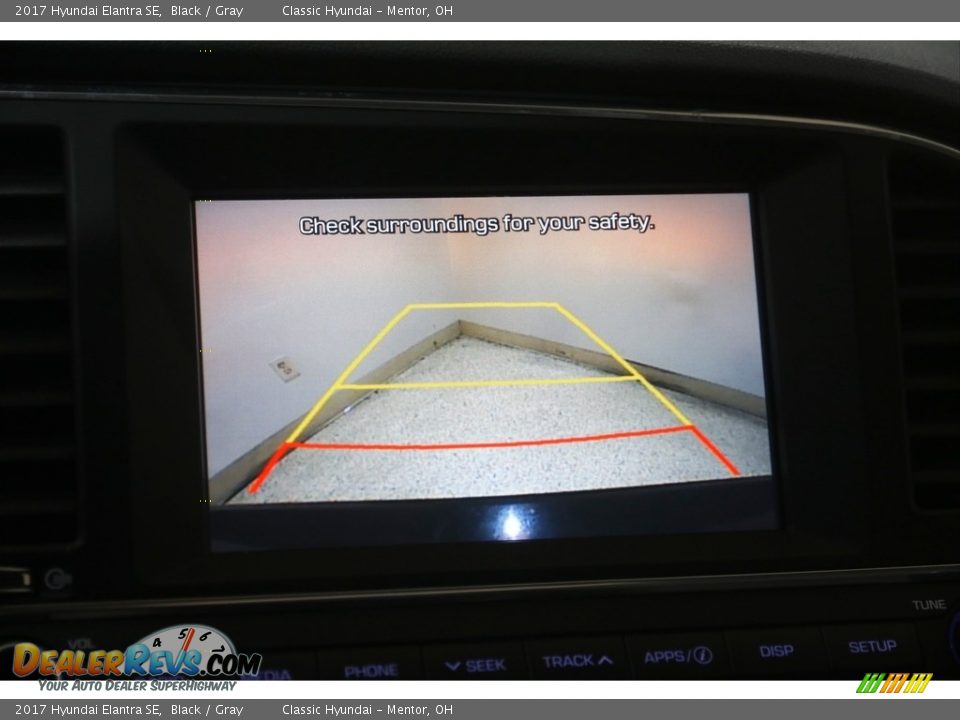 2017 Hyundai Elantra SE Black / Gray Photo #11