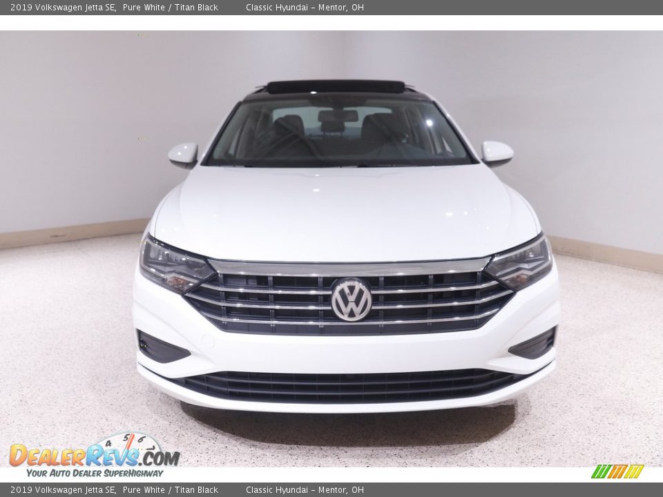 2019 Volkswagen Jetta SE Pure White / Titan Black Photo #2