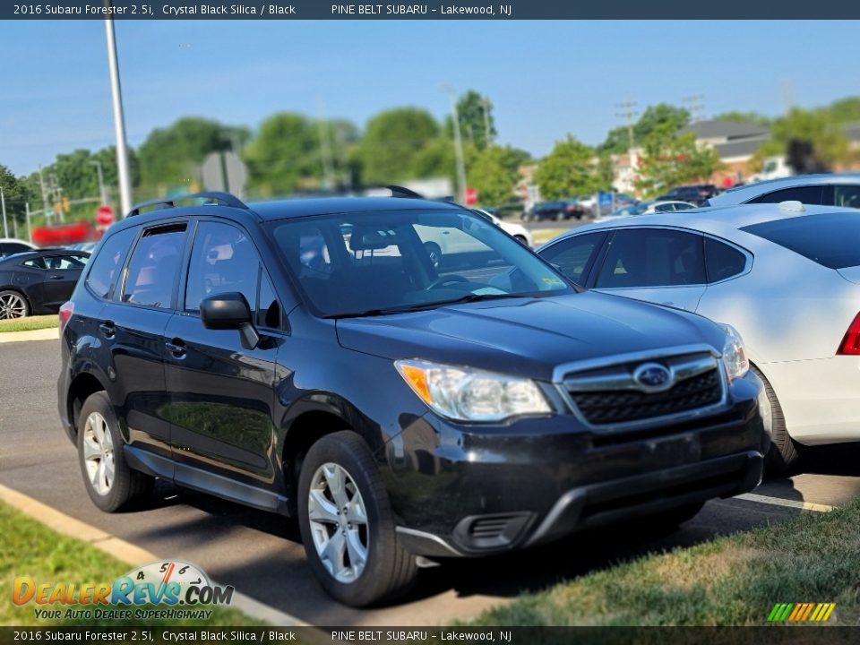 2016 Subaru Forester 2.5i Crystal Black Silica / Black Photo #3