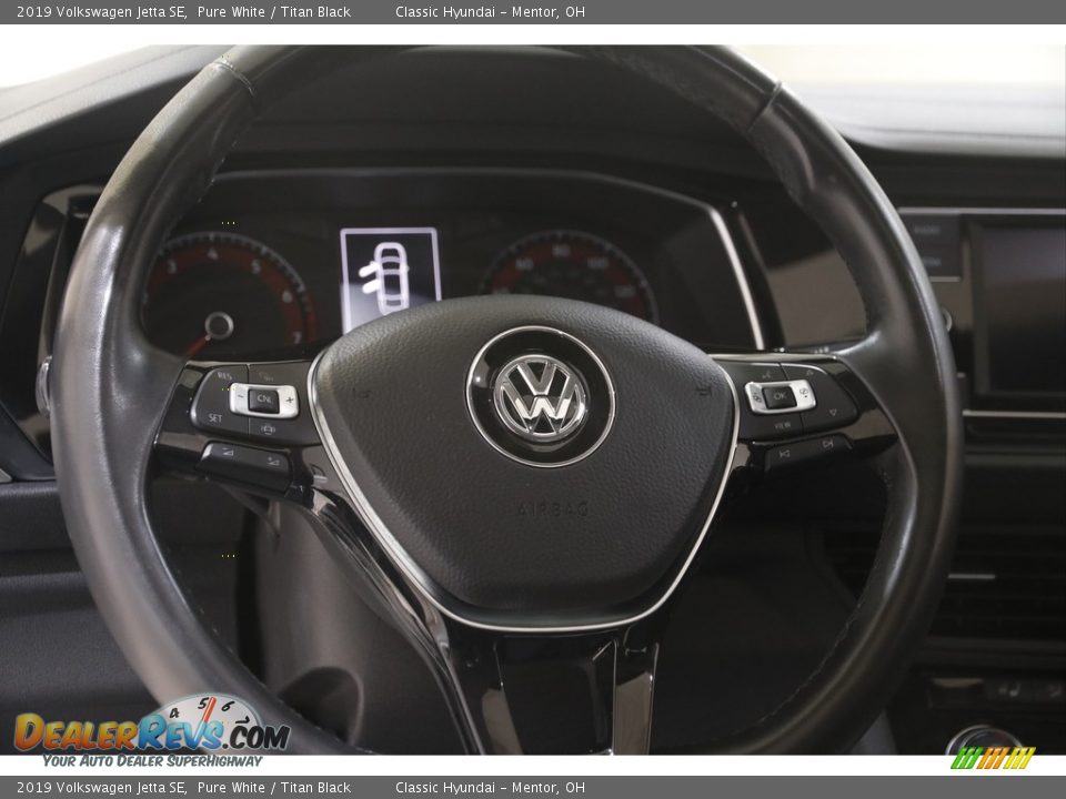 2019 Volkswagen Jetta SE Pure White / Titan Black Photo #7
