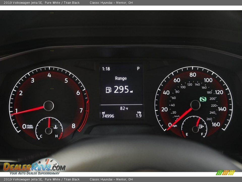 2019 Volkswagen Jetta SE Pure White / Titan Black Photo #8