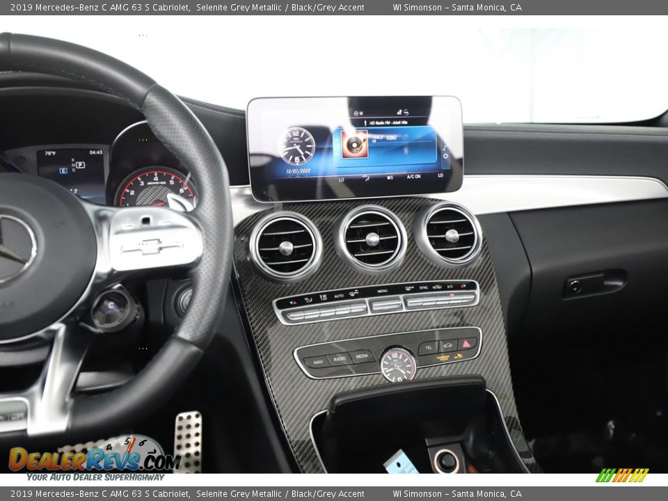 Controls of 2019 Mercedes-Benz C AMG 63 S Cabriolet Photo #26