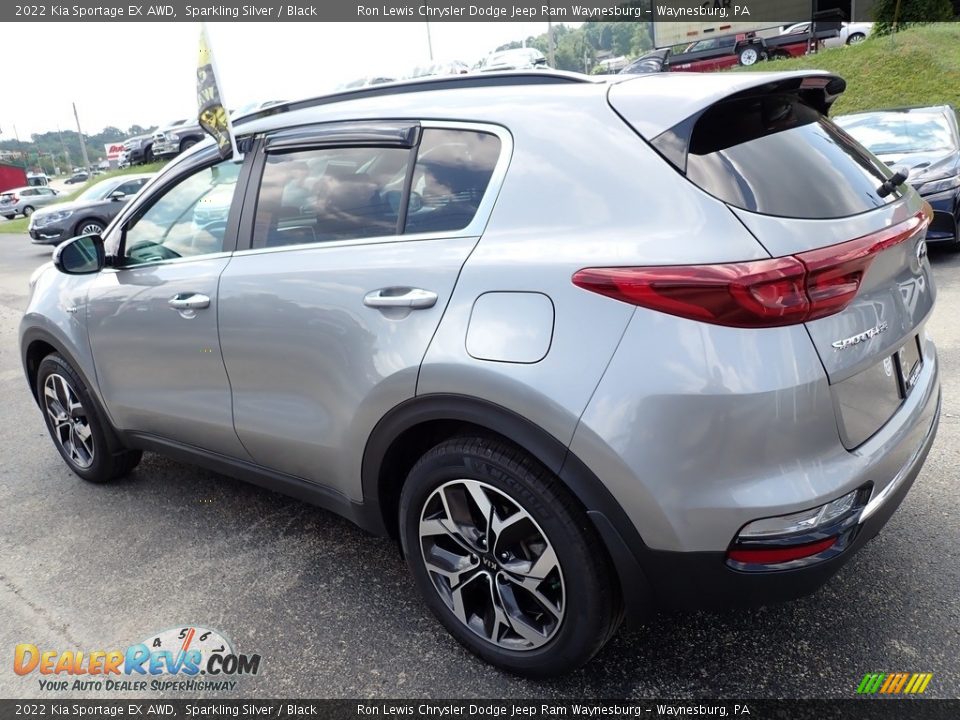 2022 Kia Sportage EX AWD Sparkling Silver / Black Photo #3