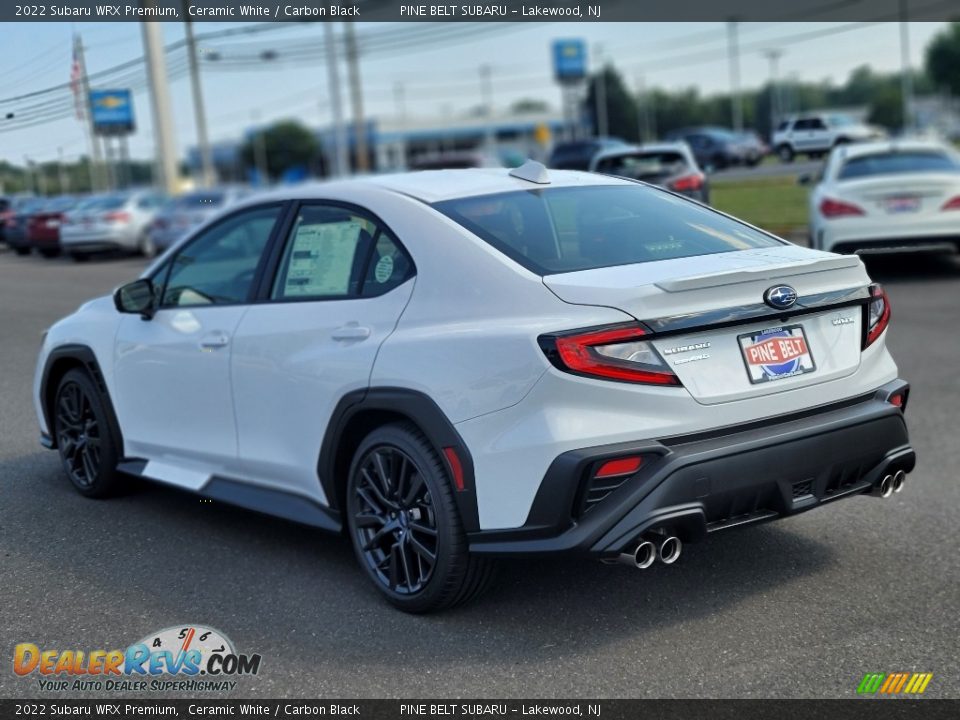 2022 Subaru WRX Premium Ceramic White / Carbon Black Photo #4