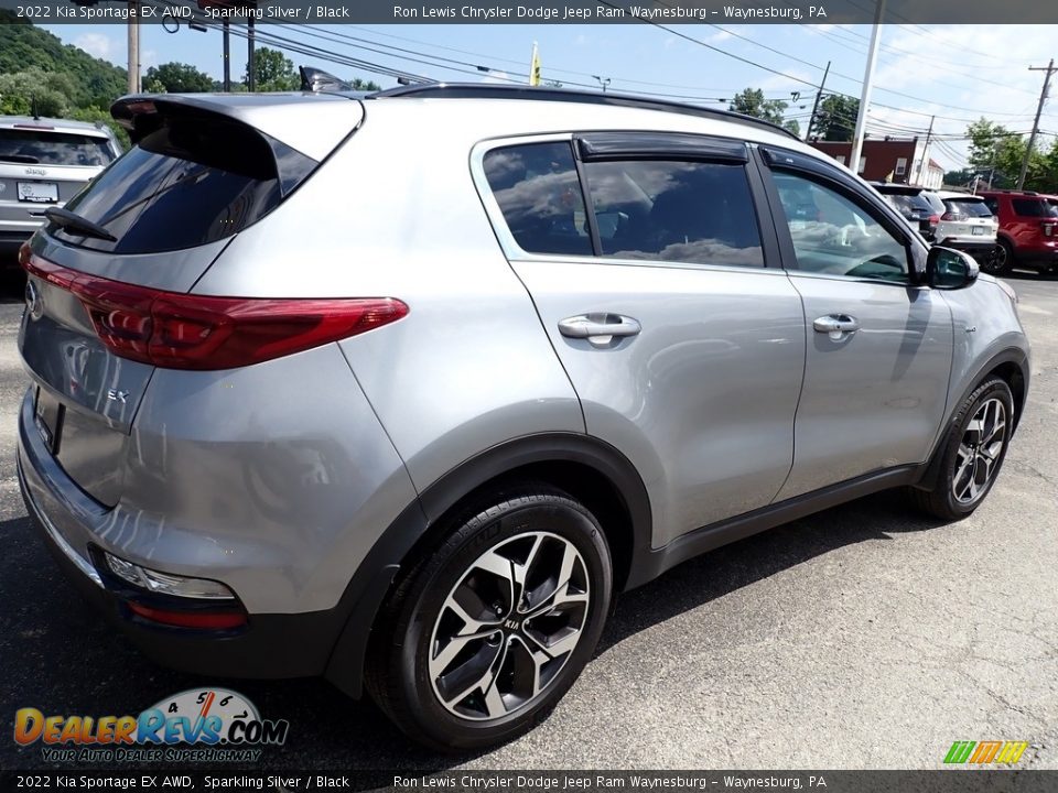 2022 Kia Sportage EX AWD Sparkling Silver / Black Photo #6