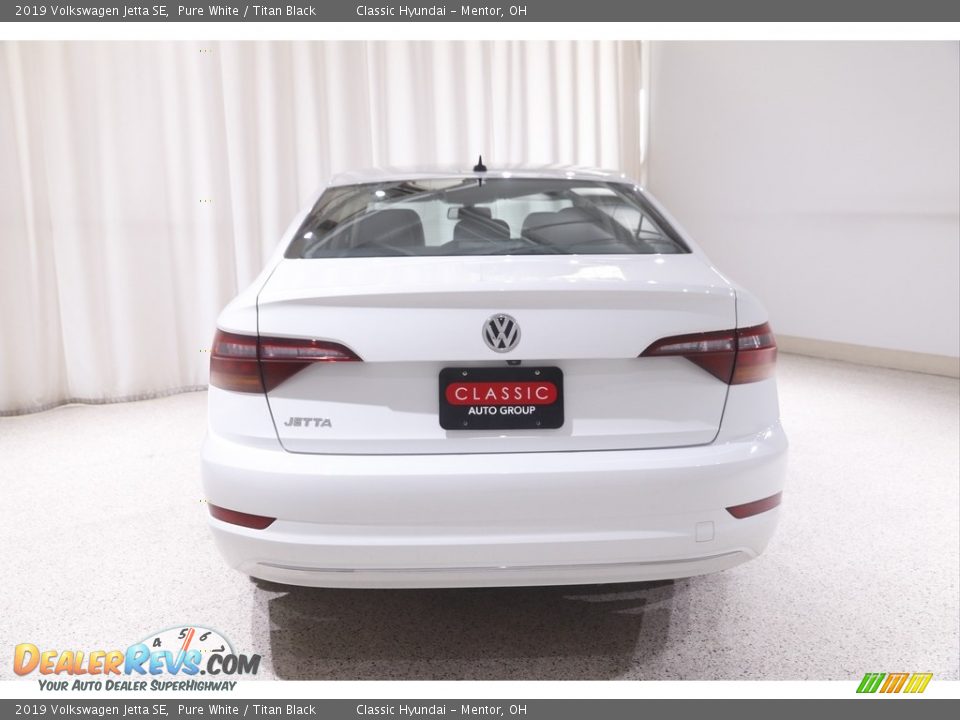 2019 Volkswagen Jetta SE Pure White / Titan Black Photo #18