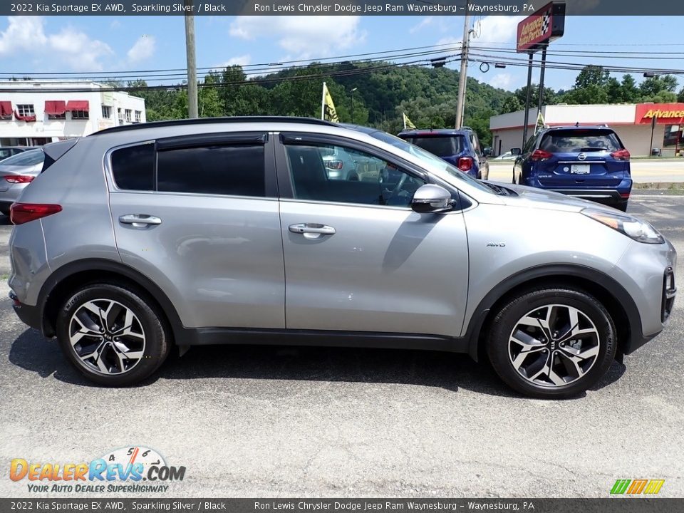 2022 Kia Sportage EX AWD Sparkling Silver / Black Photo #7