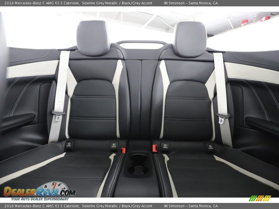 Rear Seat of 2019 Mercedes-Benz C AMG 63 S Cabriolet Photo #35