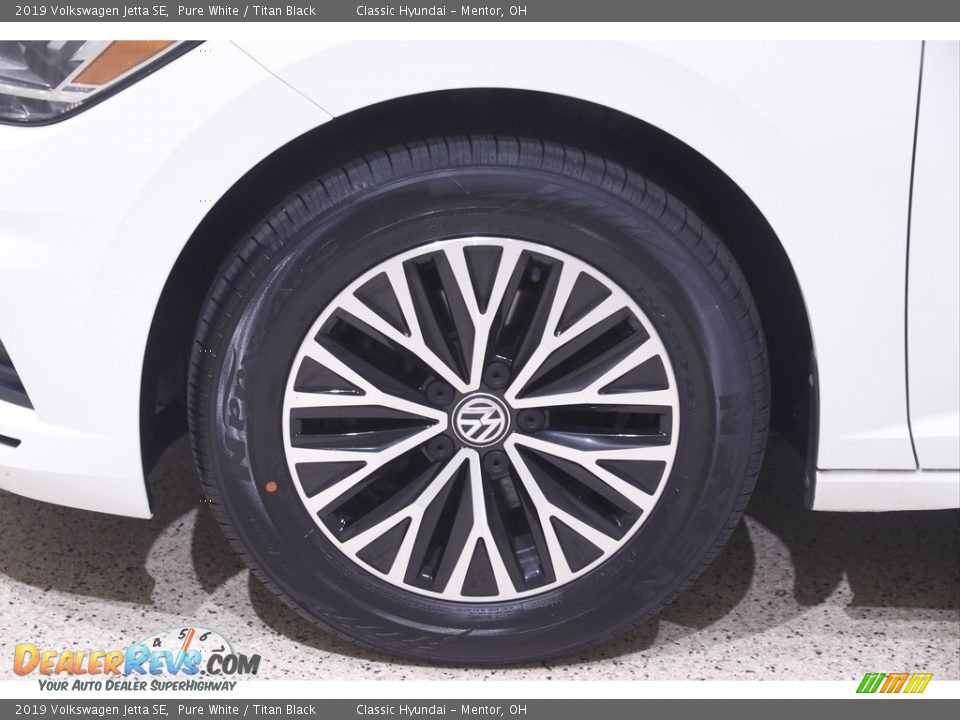 2019 Volkswagen Jetta SE Pure White / Titan Black Photo #20