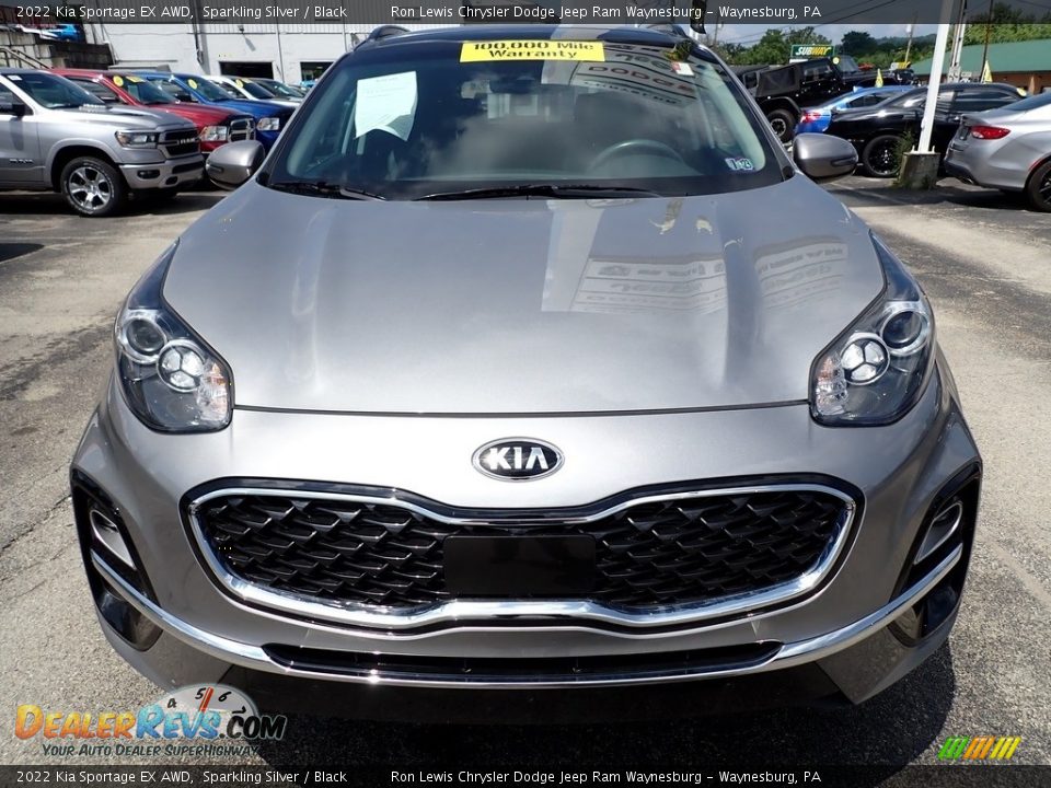 2022 Kia Sportage EX AWD Sparkling Silver / Black Photo #9