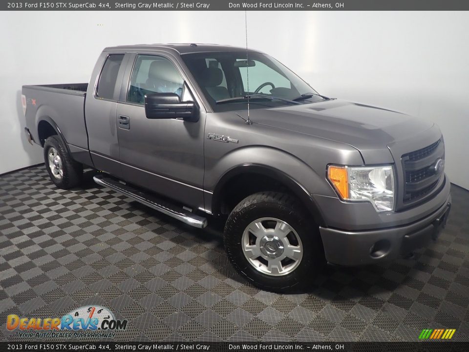 2013 Ford F150 STX SuperCab 4x4 Sterling Gray Metallic / Steel Gray Photo #2