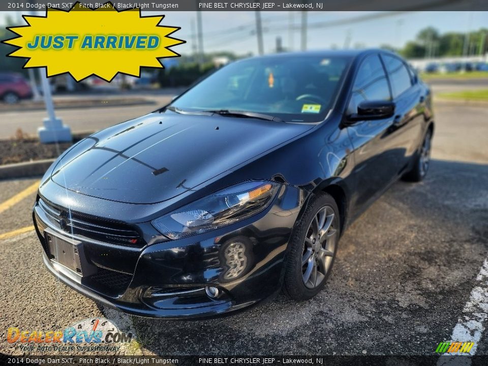 2014 Dodge Dart SXT Pitch Black / Black/Light Tungsten Photo #1