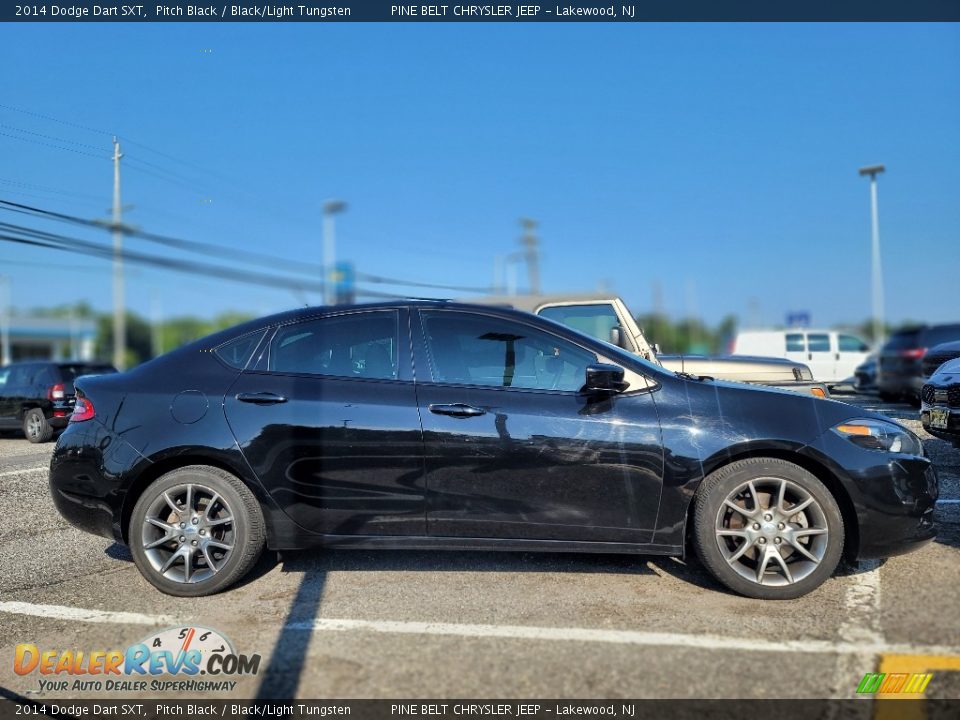 2014 Dodge Dart SXT Pitch Black / Black/Light Tungsten Photo #3