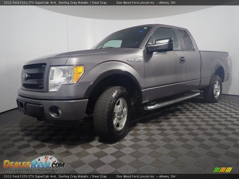 2013 Ford F150 STX SuperCab 4x4 Sterling Gray Metallic / Steel Gray Photo #7