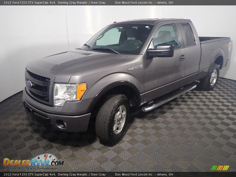 2013 Ford F150 STX SuperCab 4x4 Sterling Gray Metallic / Steel Gray Photo #8