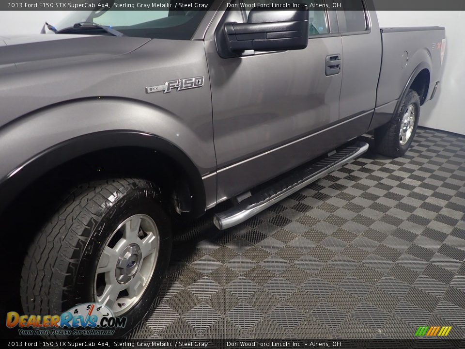 2013 Ford F150 STX SuperCab 4x4 Sterling Gray Metallic / Steel Gray Photo #9
