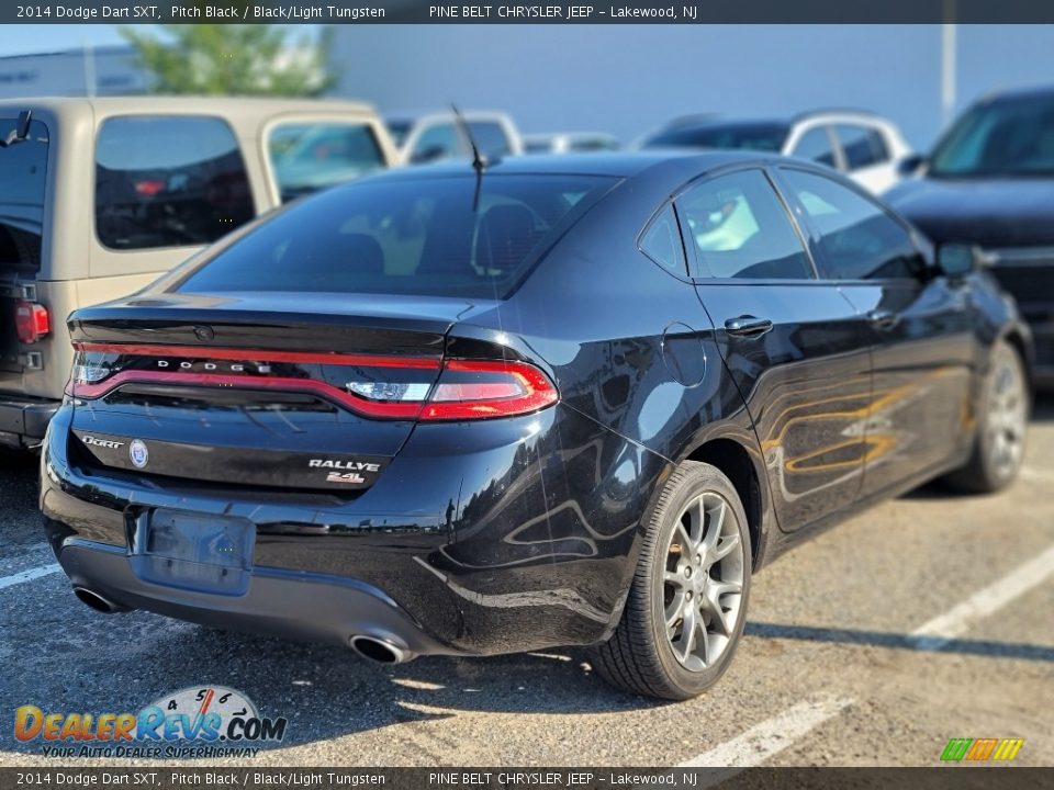 2014 Dodge Dart SXT Pitch Black / Black/Light Tungsten Photo #6