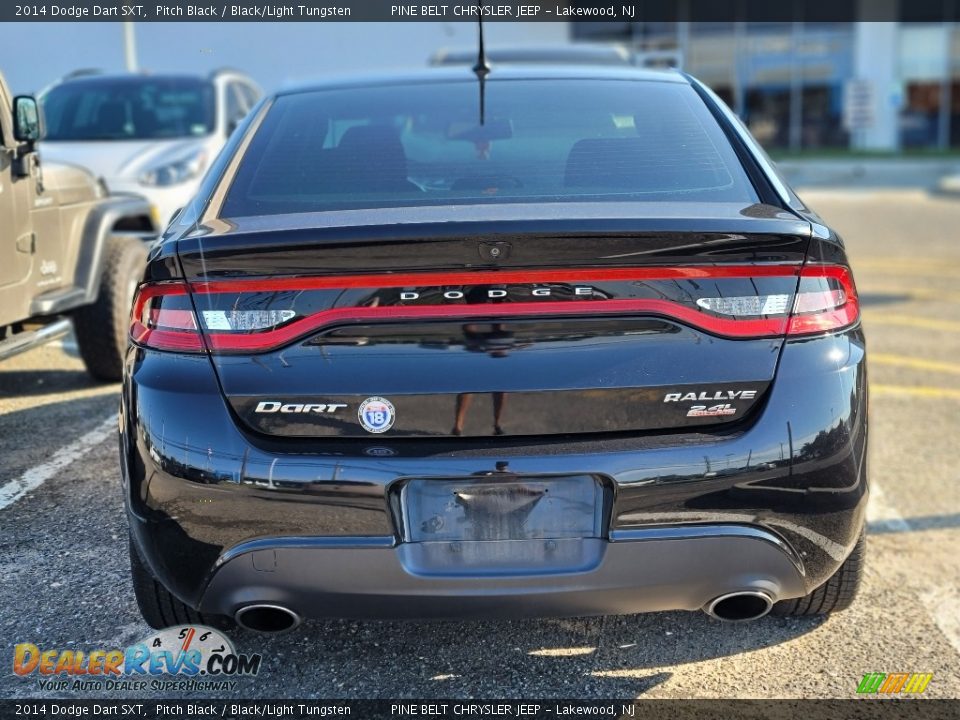 2014 Dodge Dart SXT Pitch Black / Black/Light Tungsten Photo #7