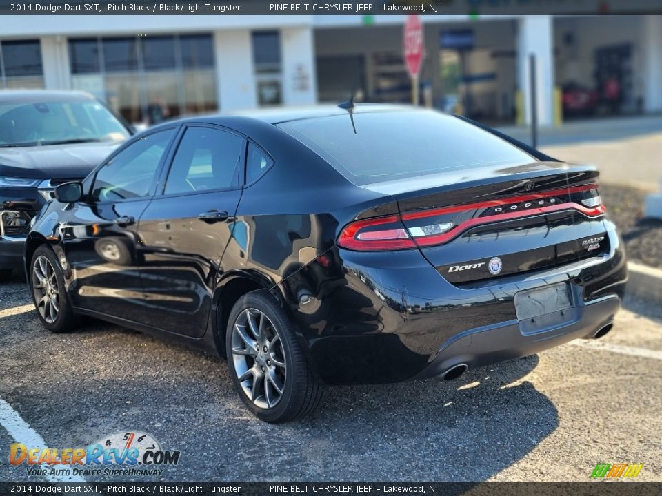 2014 Dodge Dart SXT Pitch Black / Black/Light Tungsten Photo #8