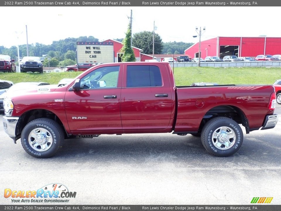 Delmonico Red Pearl 2022 Ram 2500 Tradesman Crew Cab 4x4 Photo #2