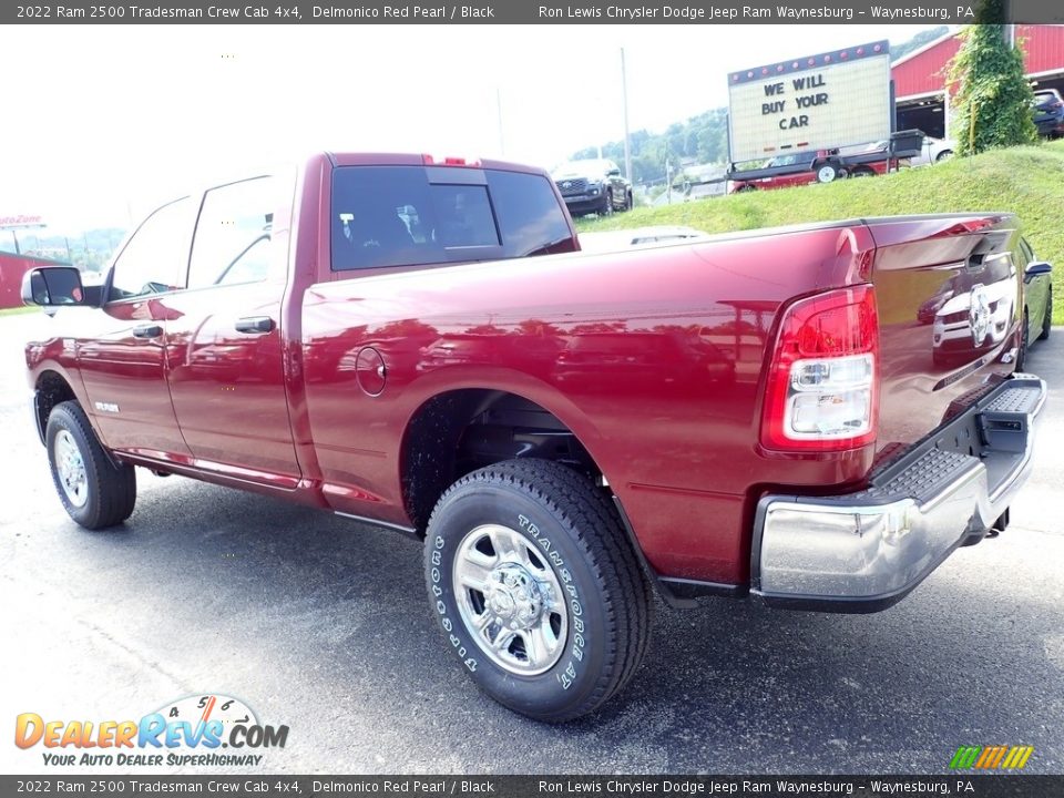 2022 Ram 2500 Tradesman Crew Cab 4x4 Delmonico Red Pearl / Black Photo #3