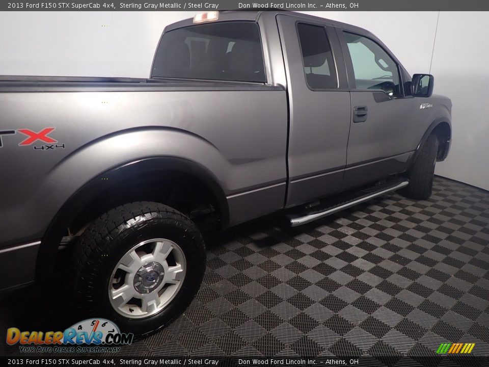 2013 Ford F150 STX SuperCab 4x4 Sterling Gray Metallic / Steel Gray Photo #17