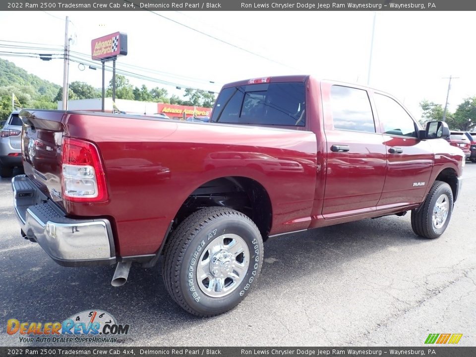 2022 Ram 2500 Tradesman Crew Cab 4x4 Delmonico Red Pearl / Black Photo #5