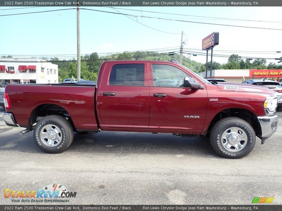 2022 Ram 2500 Tradesman Crew Cab 4x4 Delmonico Red Pearl / Black Photo #6