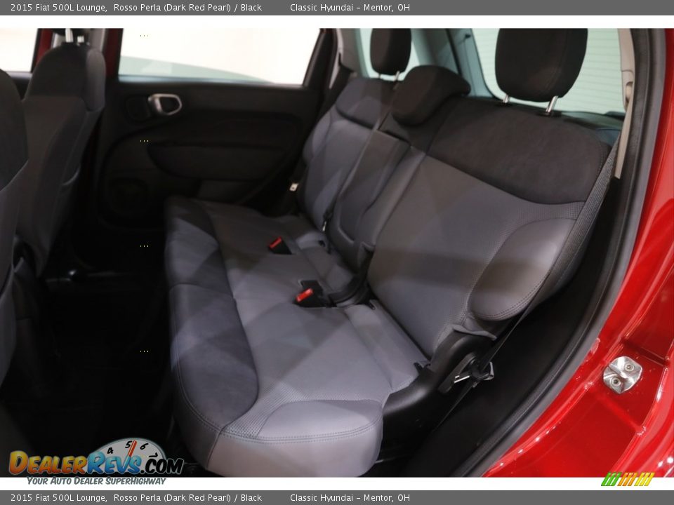 2015 Fiat 500L Lounge Rosso Perla (Dark Red Pearl) / Black Photo #19