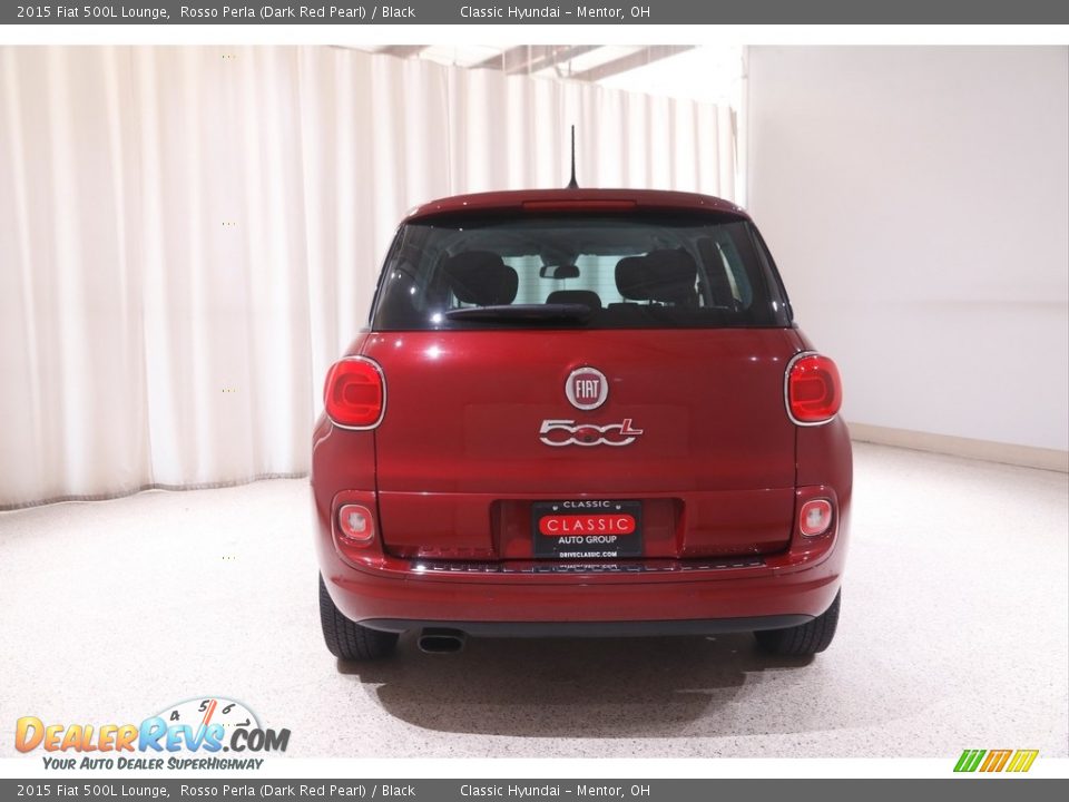 2015 Fiat 500L Lounge Rosso Perla (Dark Red Pearl) / Black Photo #20