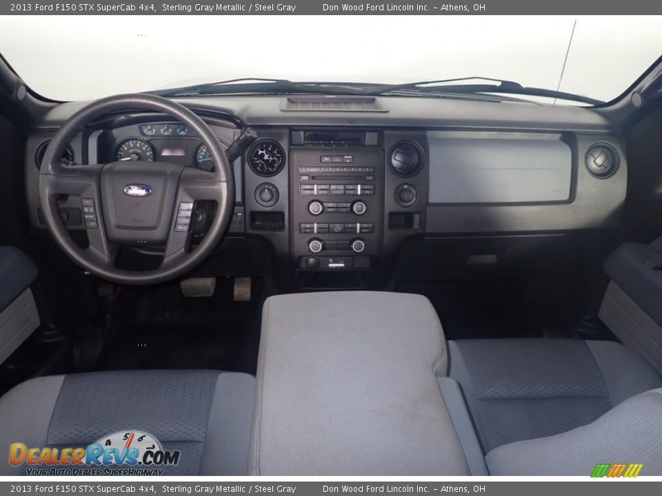 2013 Ford F150 STX SuperCab 4x4 Sterling Gray Metallic / Steel Gray Photo #22