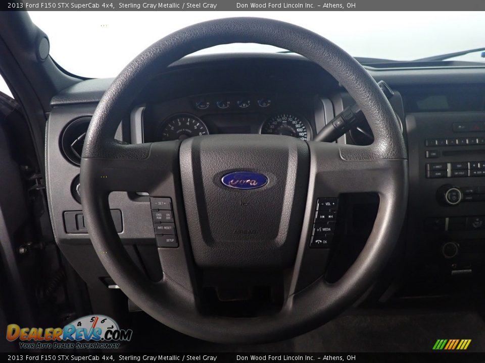 2013 Ford F150 STX SuperCab 4x4 Sterling Gray Metallic / Steel Gray Photo #25