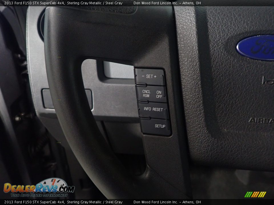 2013 Ford F150 STX SuperCab 4x4 Sterling Gray Metallic / Steel Gray Photo #26