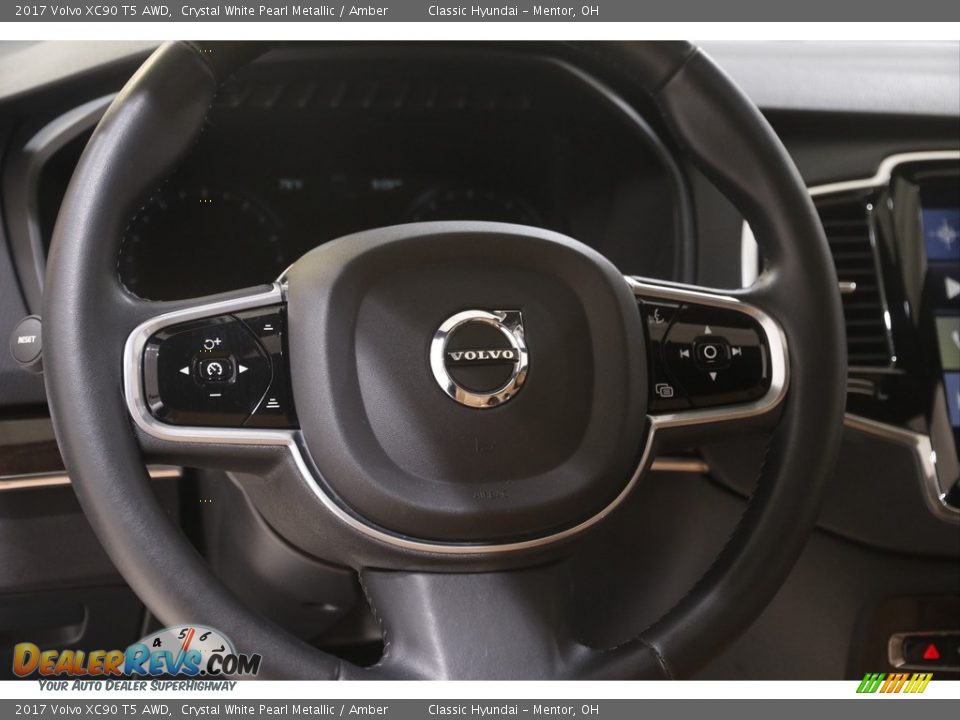 2017 Volvo XC90 T5 AWD Steering Wheel Photo #7