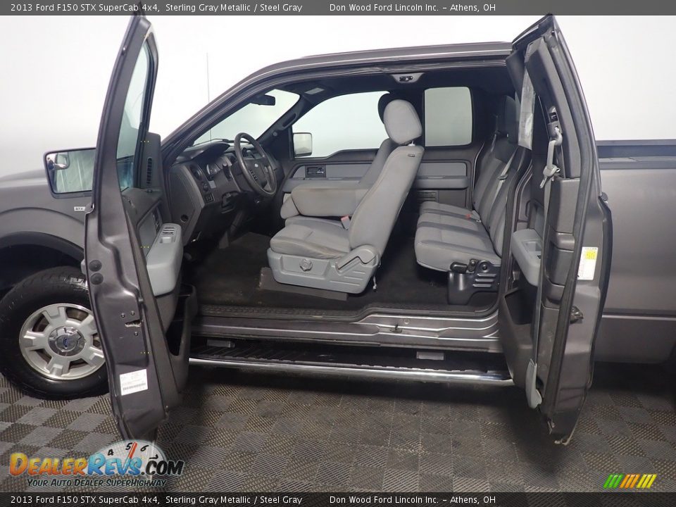 2013 Ford F150 STX SuperCab 4x4 Sterling Gray Metallic / Steel Gray Photo #31