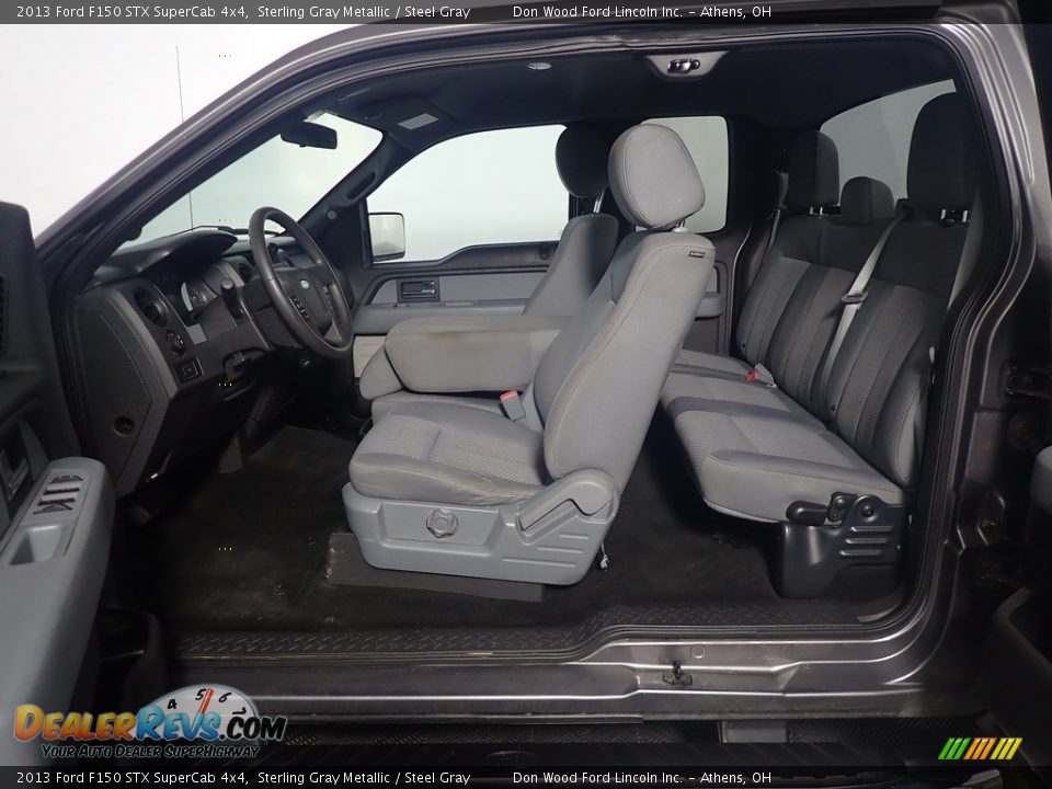2013 Ford F150 STX SuperCab 4x4 Sterling Gray Metallic / Steel Gray Photo #32