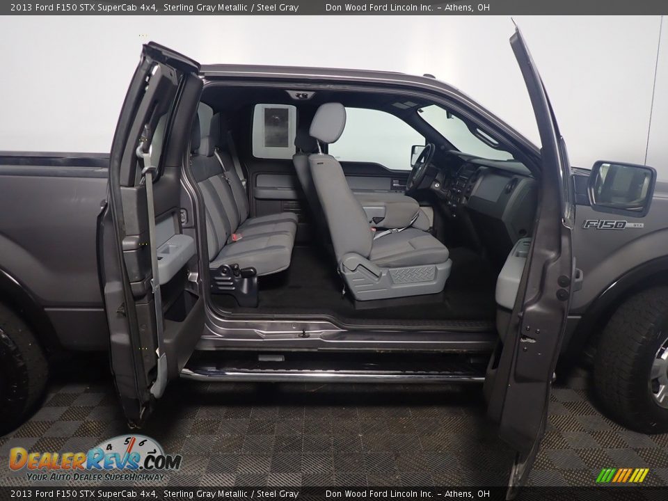 2013 Ford F150 STX SuperCab 4x4 Sterling Gray Metallic / Steel Gray Photo #33