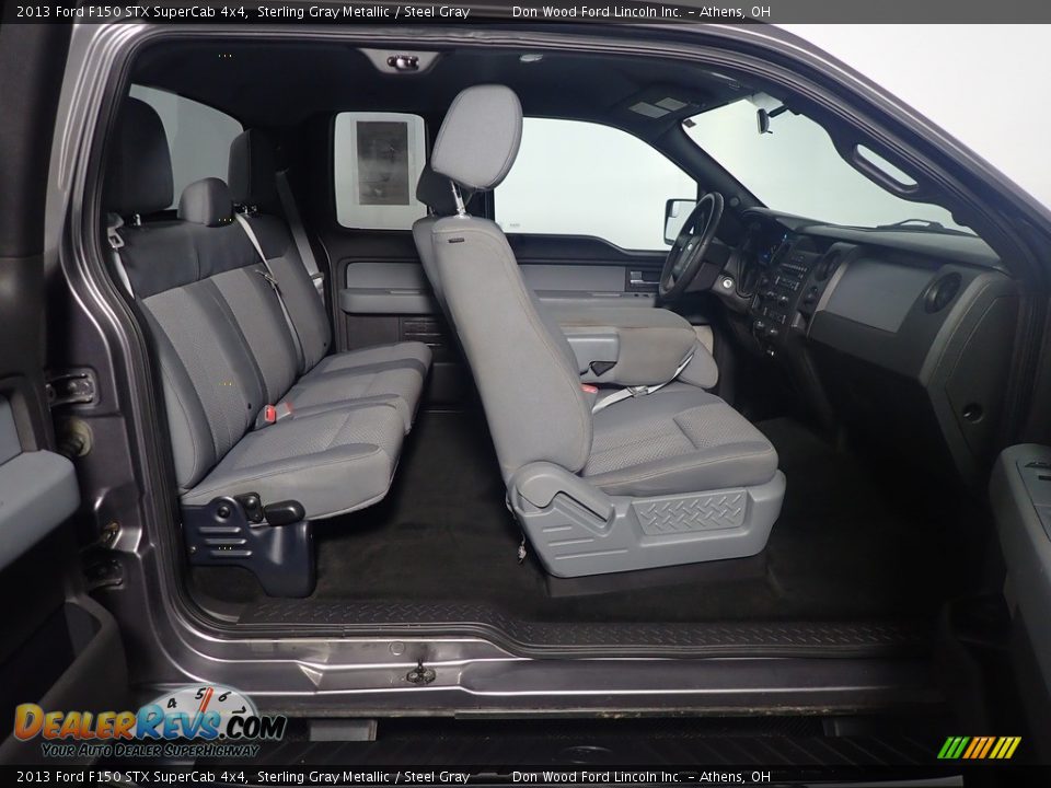 2013 Ford F150 STX SuperCab 4x4 Sterling Gray Metallic / Steel Gray Photo #34