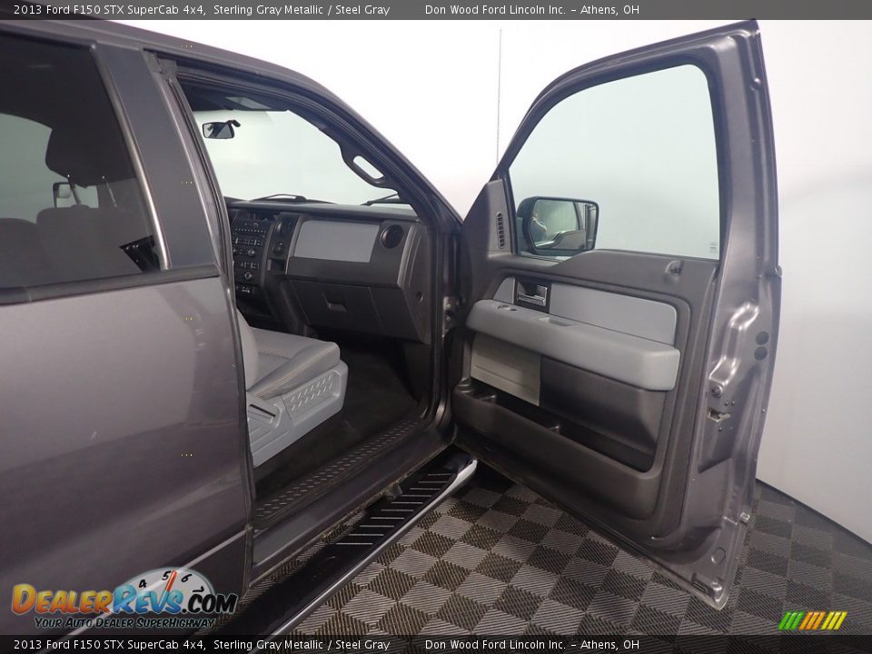 2013 Ford F150 STX SuperCab 4x4 Sterling Gray Metallic / Steel Gray Photo #35