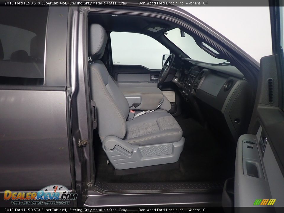 2013 Ford F150 STX SuperCab 4x4 Sterling Gray Metallic / Steel Gray Photo #36