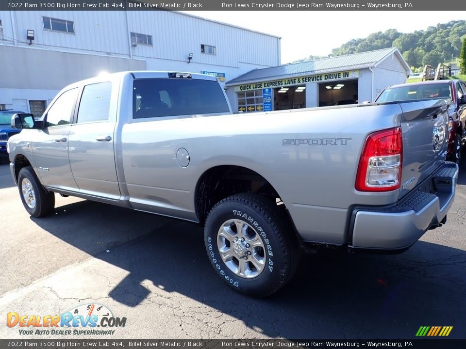 2022 Ram 3500 Big Horn Crew Cab 4x4 Billet Silver Metallic / Black Photo #3