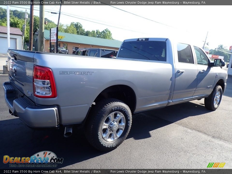 2022 Ram 3500 Big Horn Crew Cab 4x4 Billet Silver Metallic / Black Photo #5