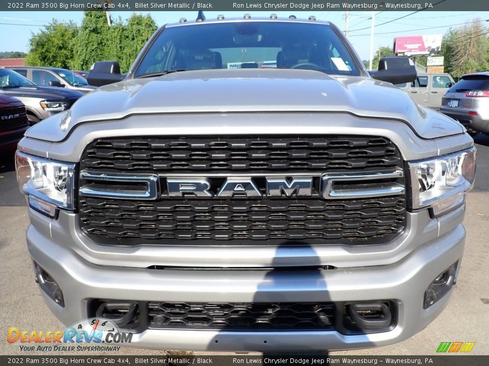 2022 Ram 3500 Big Horn Crew Cab 4x4 Billet Silver Metallic / Black Photo #8