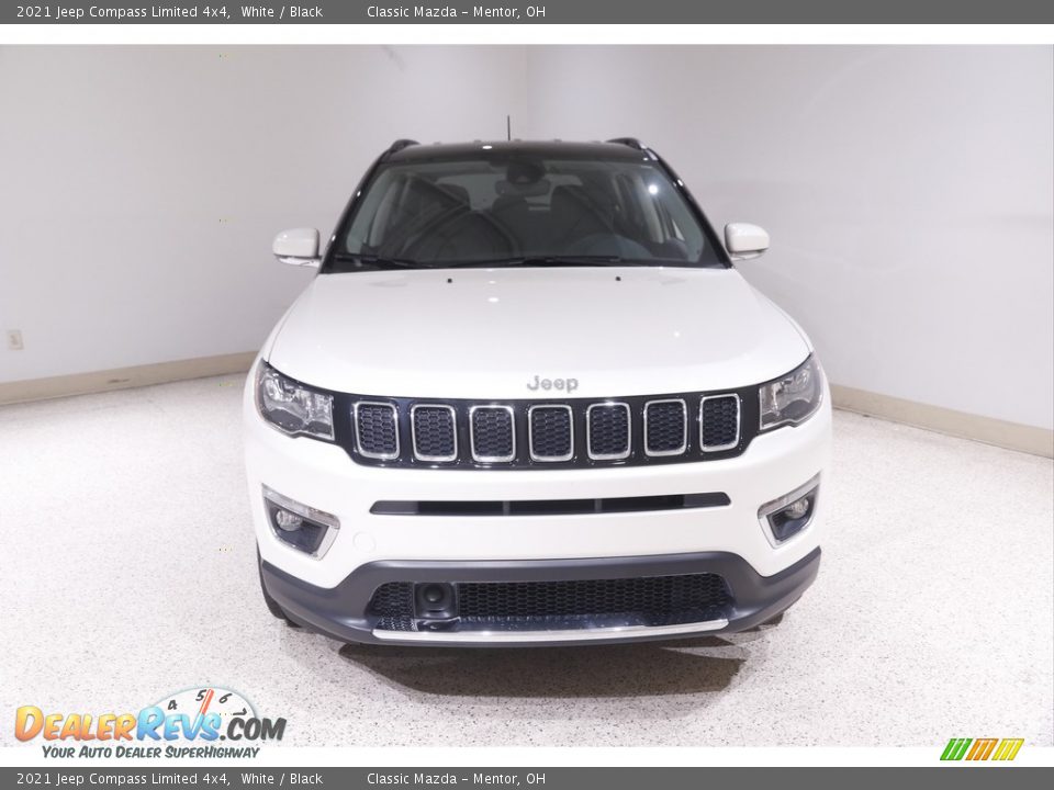 2021 Jeep Compass Limited 4x4 White / Black Photo #2