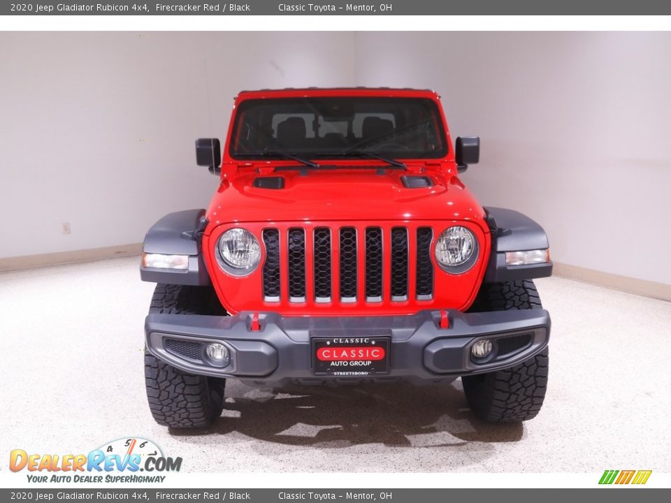 2020 Jeep Gladiator Rubicon 4x4 Firecracker Red / Black Photo #2