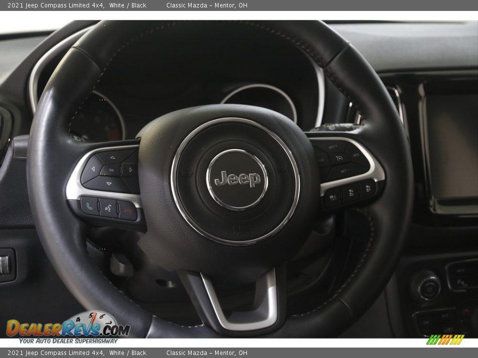 2021 Jeep Compass Limited 4x4 White / Black Photo #7