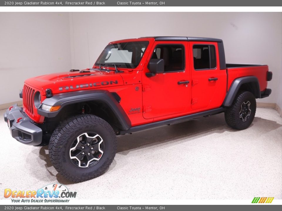 2020 Jeep Gladiator Rubicon 4x4 Firecracker Red / Black Photo #3
