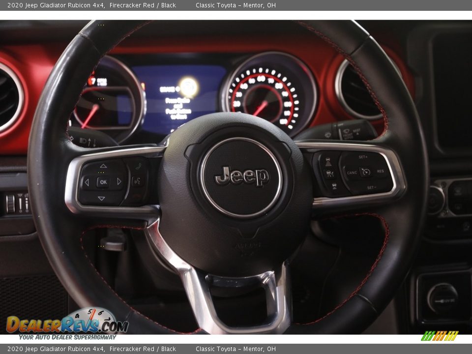 2020 Jeep Gladiator Rubicon 4x4 Firecracker Red / Black Photo #7