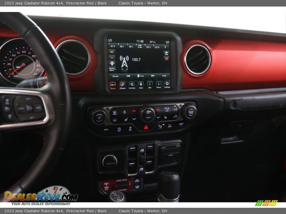 2020 Jeep Gladiator Rubicon 4x4 Firecracker Red / Black Photo #9