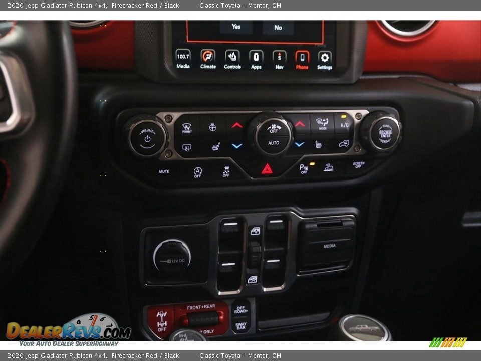 2020 Jeep Gladiator Rubicon 4x4 Firecracker Red / Black Photo #16